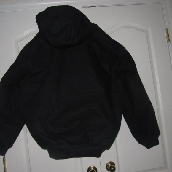 Carhartt Firm Duck Insulated Flannel-Lined Active Black 3XL – Loose Fit Jacket - Picture 4 of 9